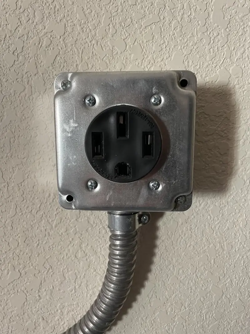 NEMA 14-50 outlet installed for Smart Home Electrical in Mount Arlington